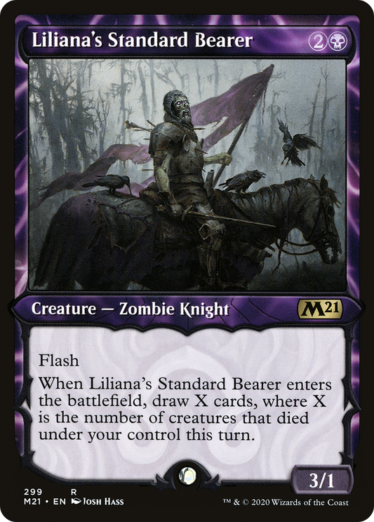 Liliana's Standard Bearer (Showcase) (299) - Core Set 2021