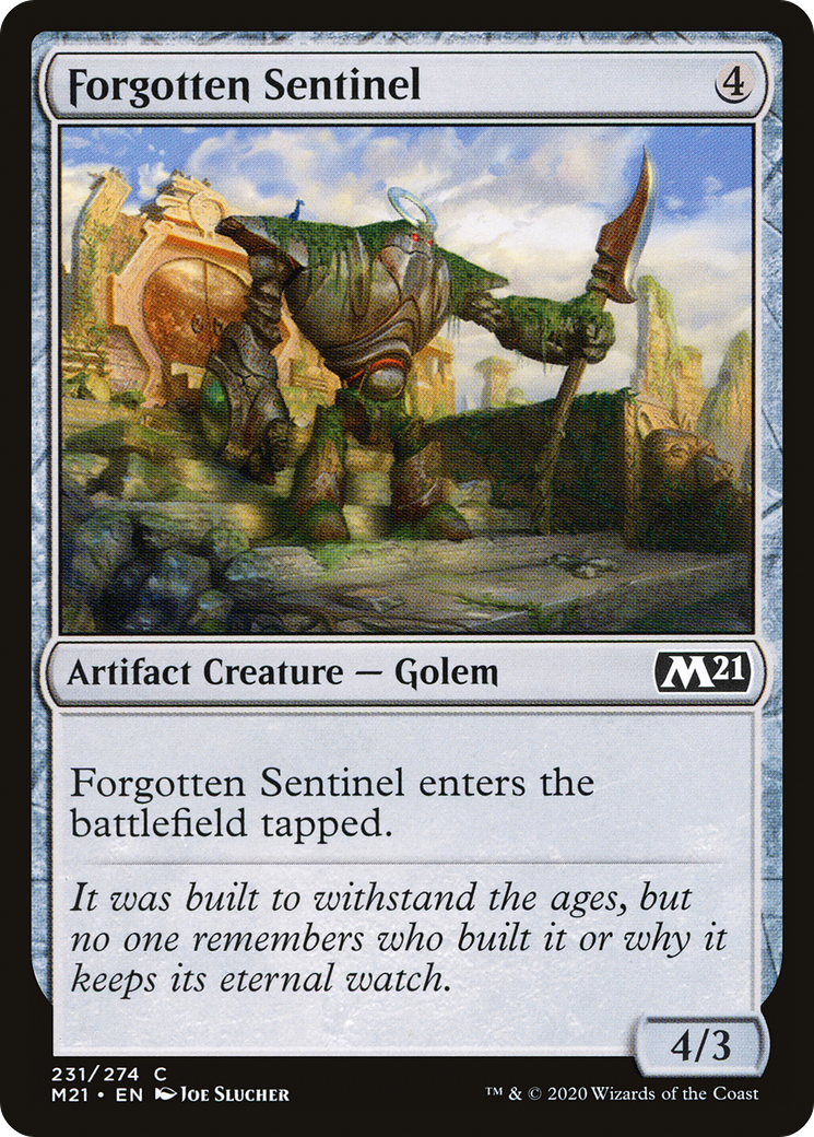 Forgotten Sentinel (231) Foil - Core Set 2021