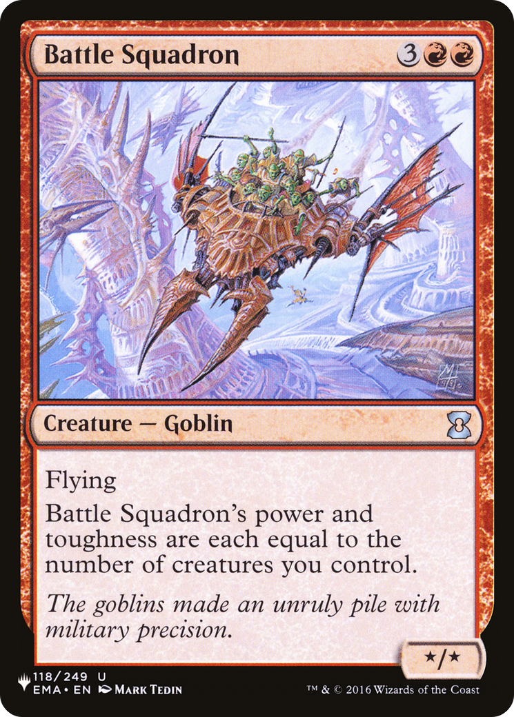 Battle Squadron (EMA-118) - The List