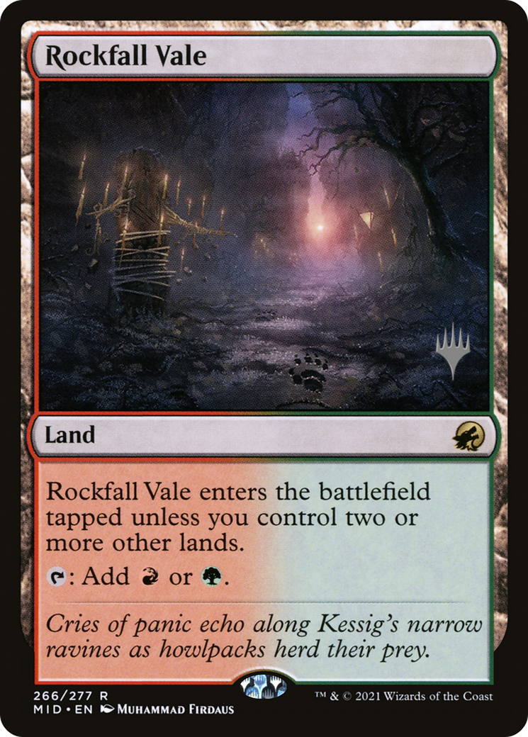 Rockfall Vale (266) - Innistrad: Midnight Hunt Promos