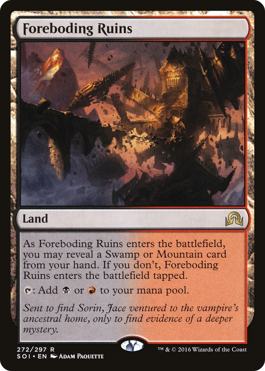 Foreboding Ruins (272) - Shadows over Innistrad