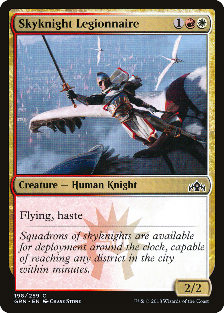 Skyknight Legionnaire (198) Foil - Guilds of Ravnica