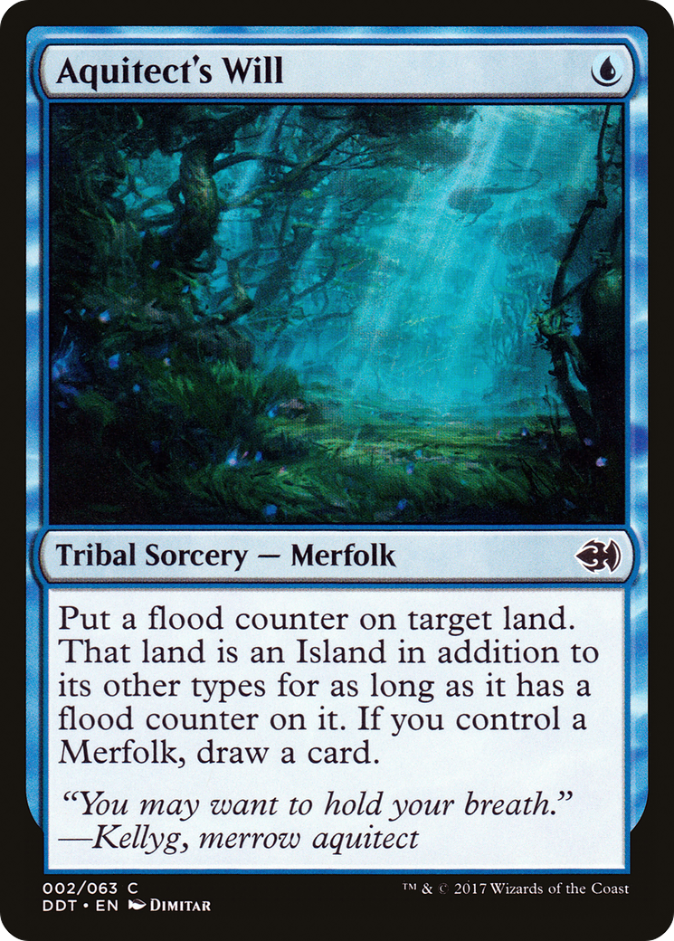 Aquitect's Will (002) - Duel Decks: Merfolk vs. Goblins