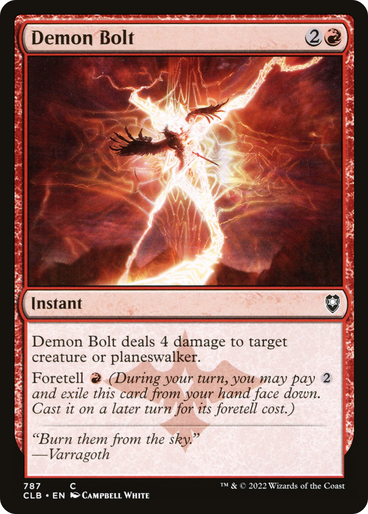 Demon Bolt (787) - Commander Legends: Battle for Baldur's Gate