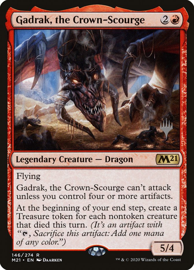 Gadrak, the Crown-Scourge (Promo Pack) [Core Set 2021 Promos] | Silver Goblin