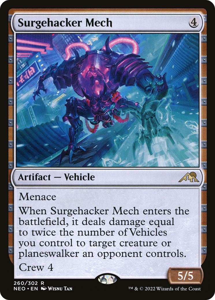 Surgehacker Mech [Kamigawa: Neon Dynasty]