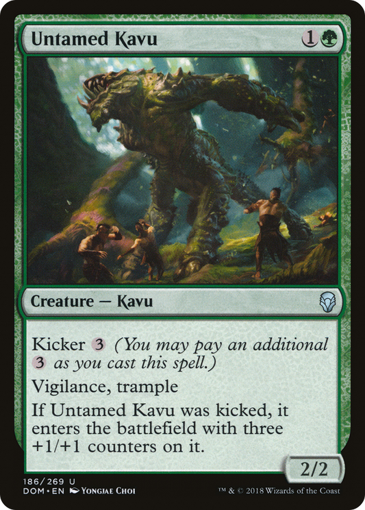 Untamed Kavu [Dominaria] Foil