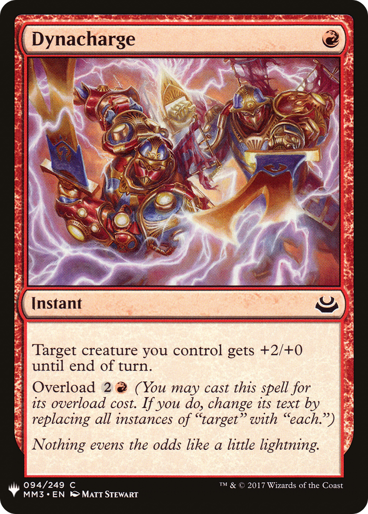 Dynacharge (MM3-94) - The List