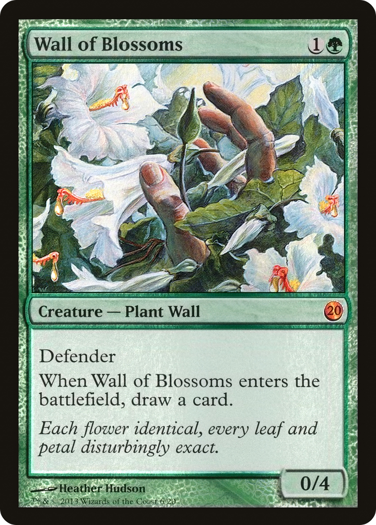 Wall of Blossoms (006) Foil - From the Vault: Twenty