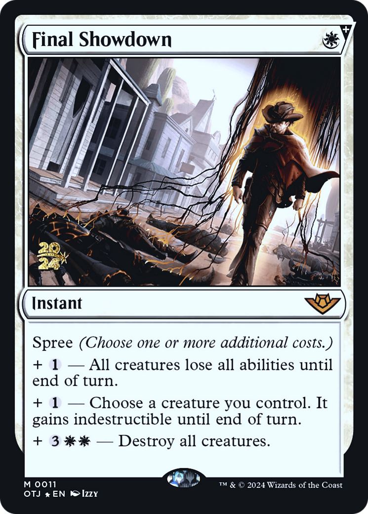 Final Showdown (011) Foil - Outlaws of Thunder Junction Promos
