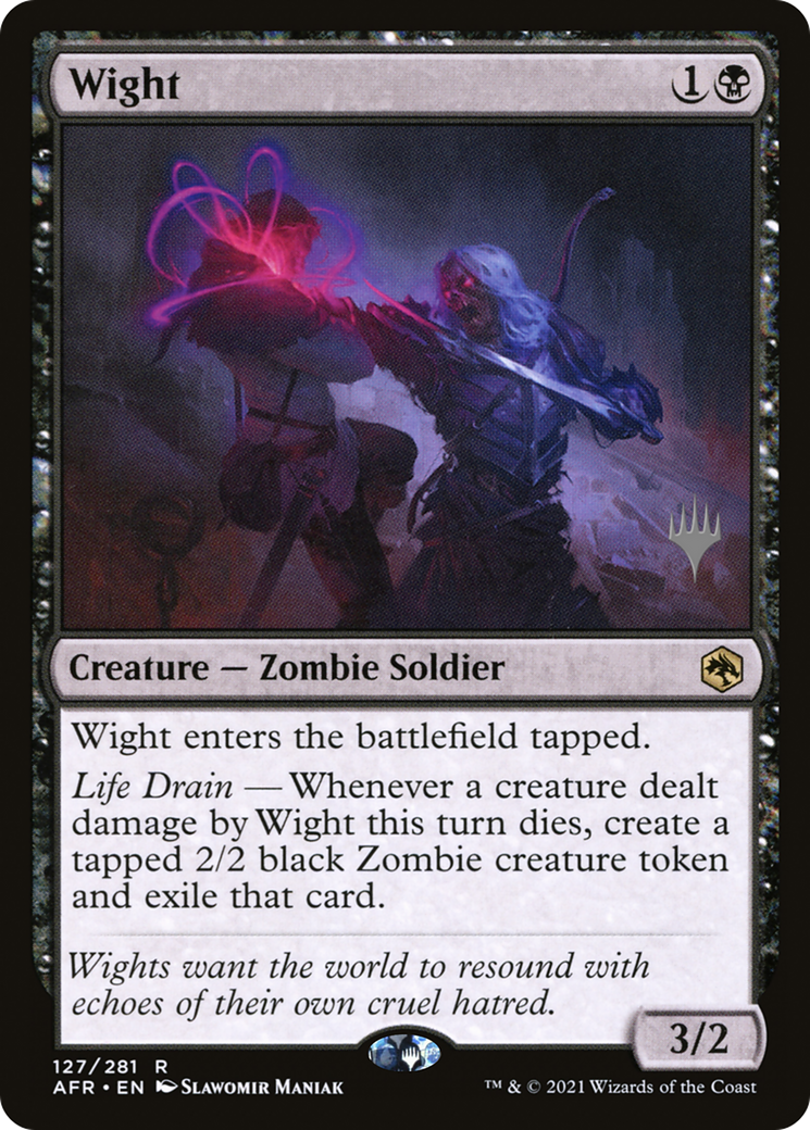 Wight (127) Foil - Adventures in the Forgotten Realms Promos