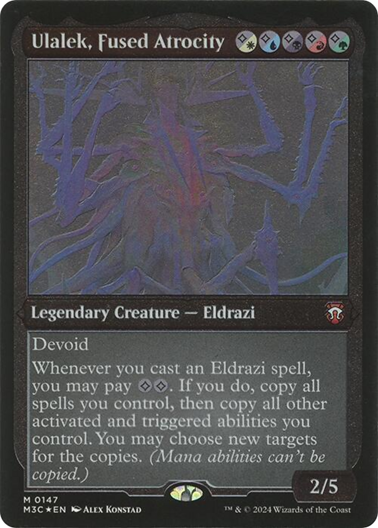 Ulalek, Fused AtrocityEtched Foil (147)