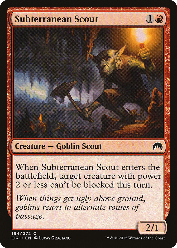 Subterranean Scout (164) Foil - Magic Origins