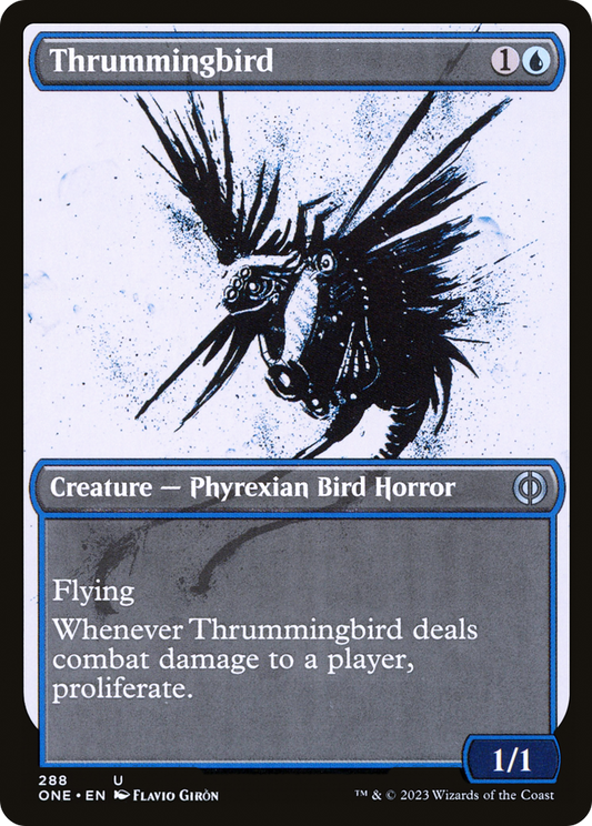 Thrummingbird (Showcase) (288) Foil - Phyrexia: All Will Be One