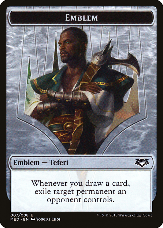 Teferi, Hero of Dominaria Emblem (0G7) - Mythic Edition Tokens