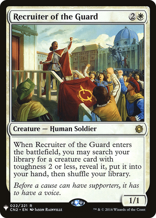 Recruiter of the Guard (022) - The List