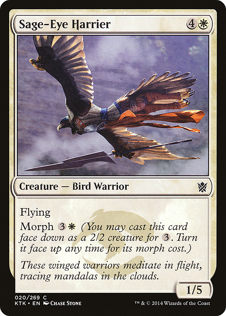 Sage-Eye Harrier (020) - Khans of Tarkir
