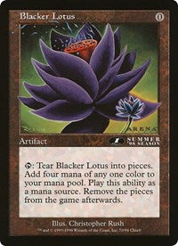 Blacker Lotus (Oversized) [Oversize Cards] | Silver Goblin