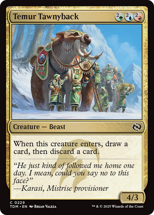 Temur Tawnyback (229) - Tarkir: Dragonstorm