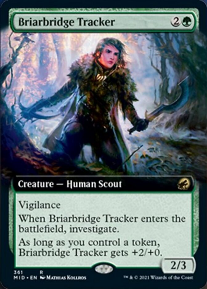 Briarbridge Tracker (Extended Art) [Innistrad: Midnight Hunt] | Silver Goblin