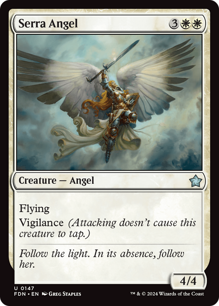 Serra Angel [Foundations] Foil