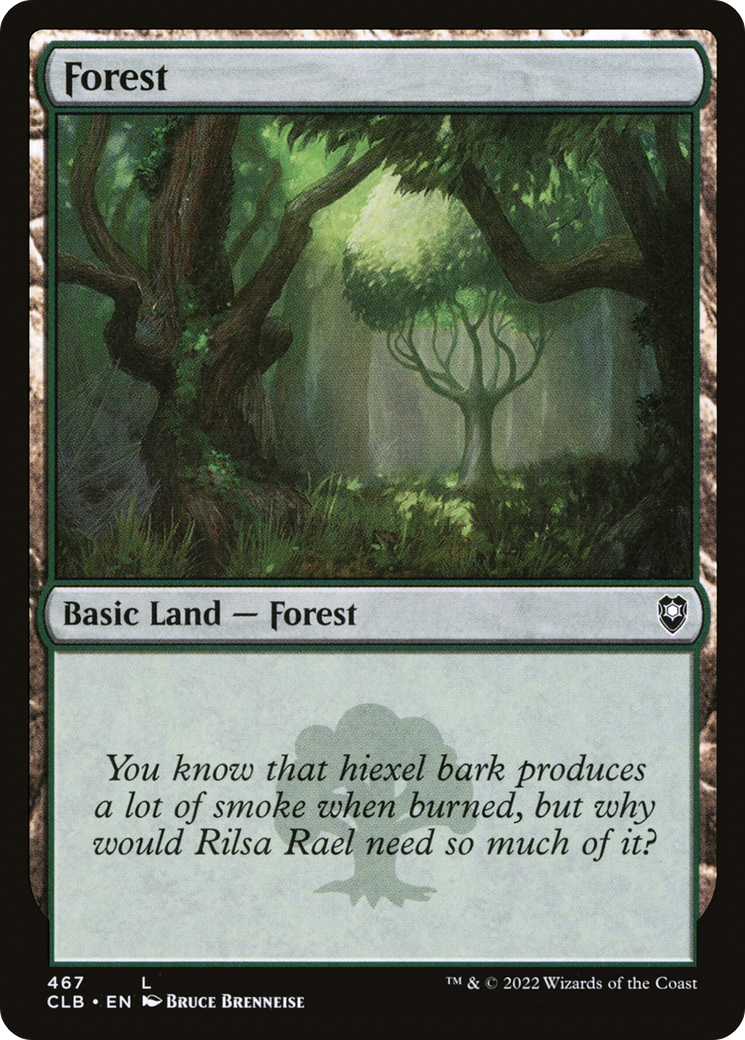 Forest (467) - Commander Legends: Battle for Baldur's Gate