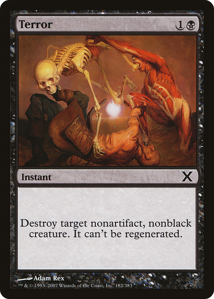 Terror (182) Foil - Tenth Edition