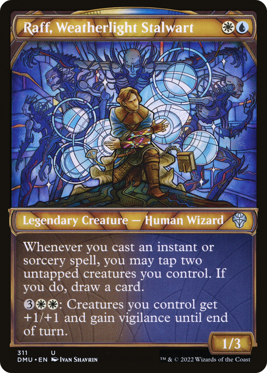 Raff, Weatherlight Stalwart (Showcase) [Dominaria United] Foil