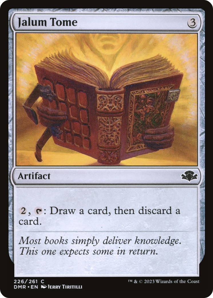 Jalum Tome [Dominaria Remastered] Foil