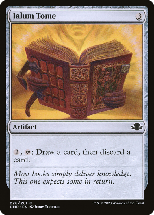 Jalum Tome [Dominaria Remastered] Foil