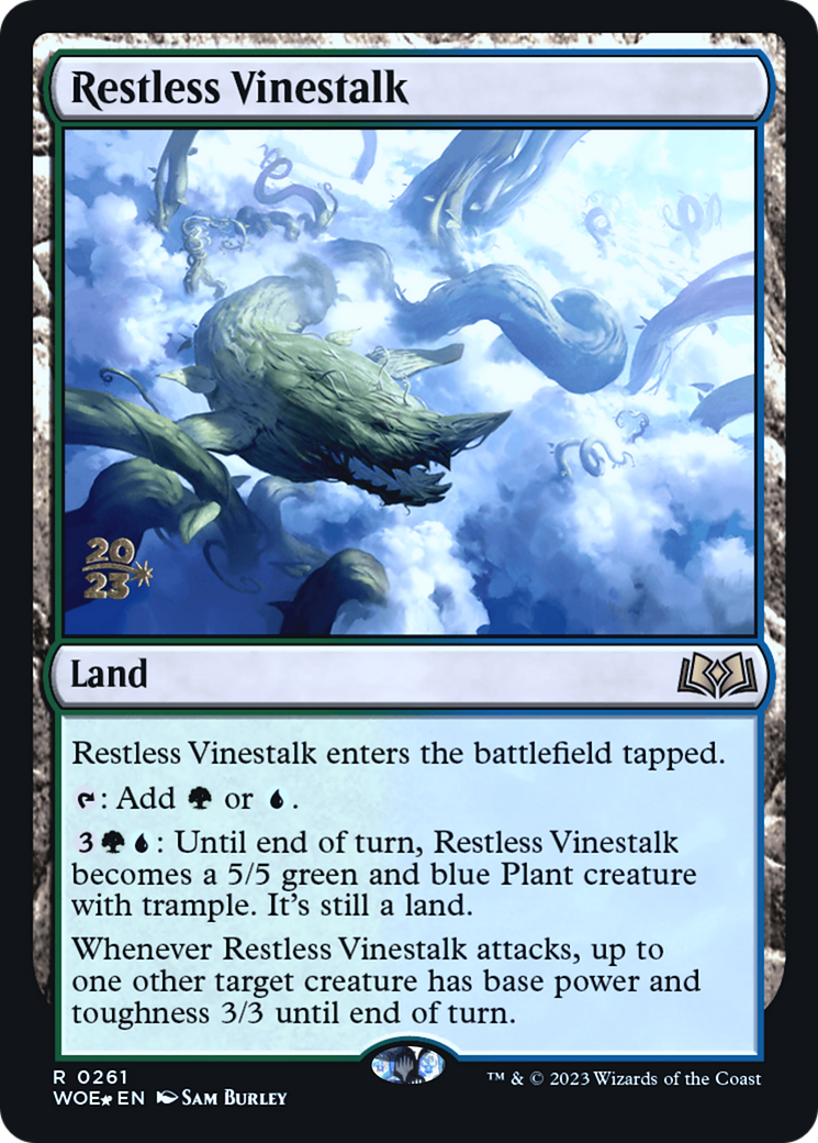 Restless Vinestalk (261) Foil - Wilds of Eldraine Promos
