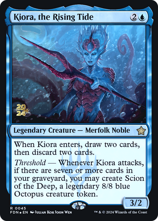 Kiora, the Rising Tide Foil (45S)