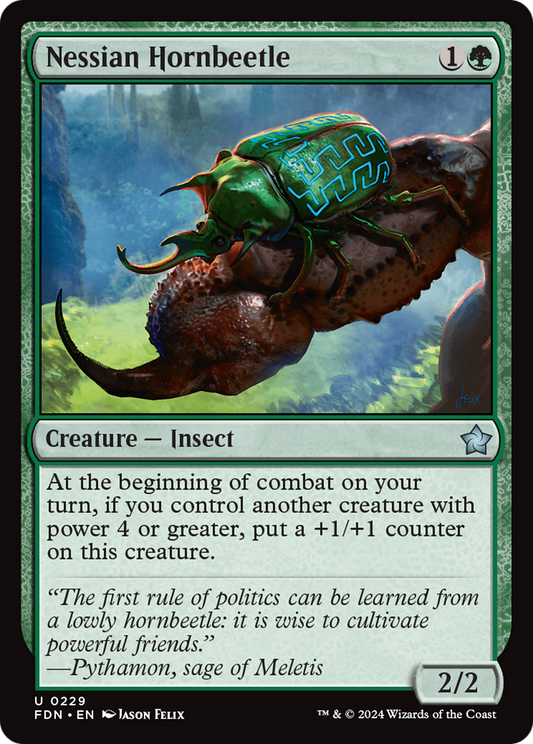 Nessian Hornbeetle [Foundations] Foil