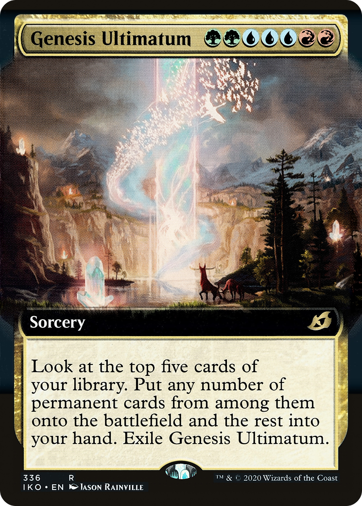 Genesis Ultimatum (Extended Art) (336) Foil - Ikoria: Lair of Behemoths