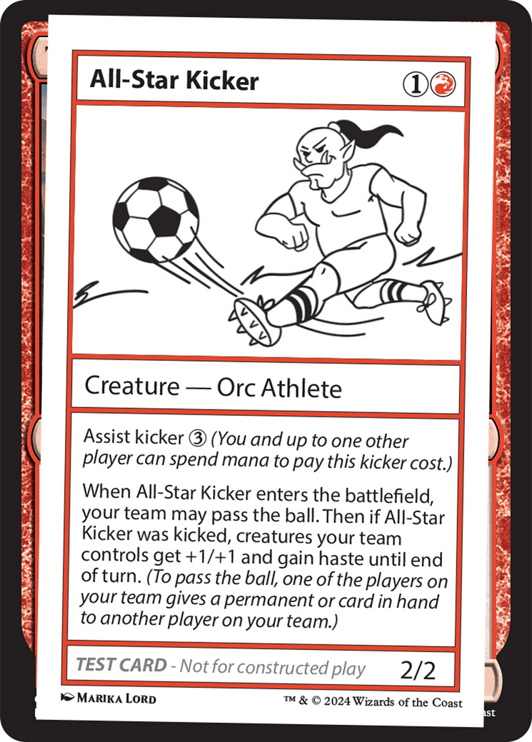 All-Star Kicker [Mystery Booster 2 Playtest Cards] | Silver Goblin