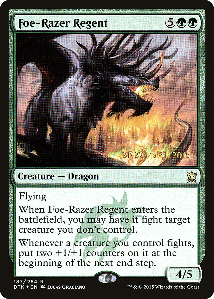 Foe-Razer Regent (187) Foil - Dragons of Tarkir Promos