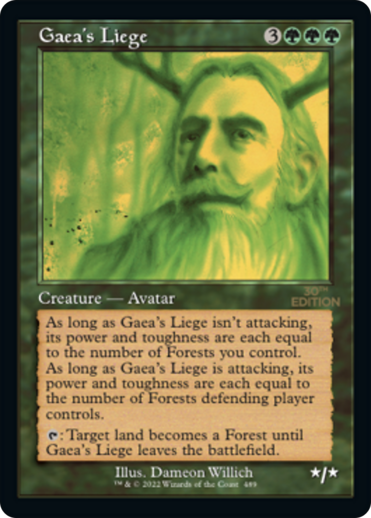 Gaea's Liege (Retro) (489) - 30th Anniversary Edition