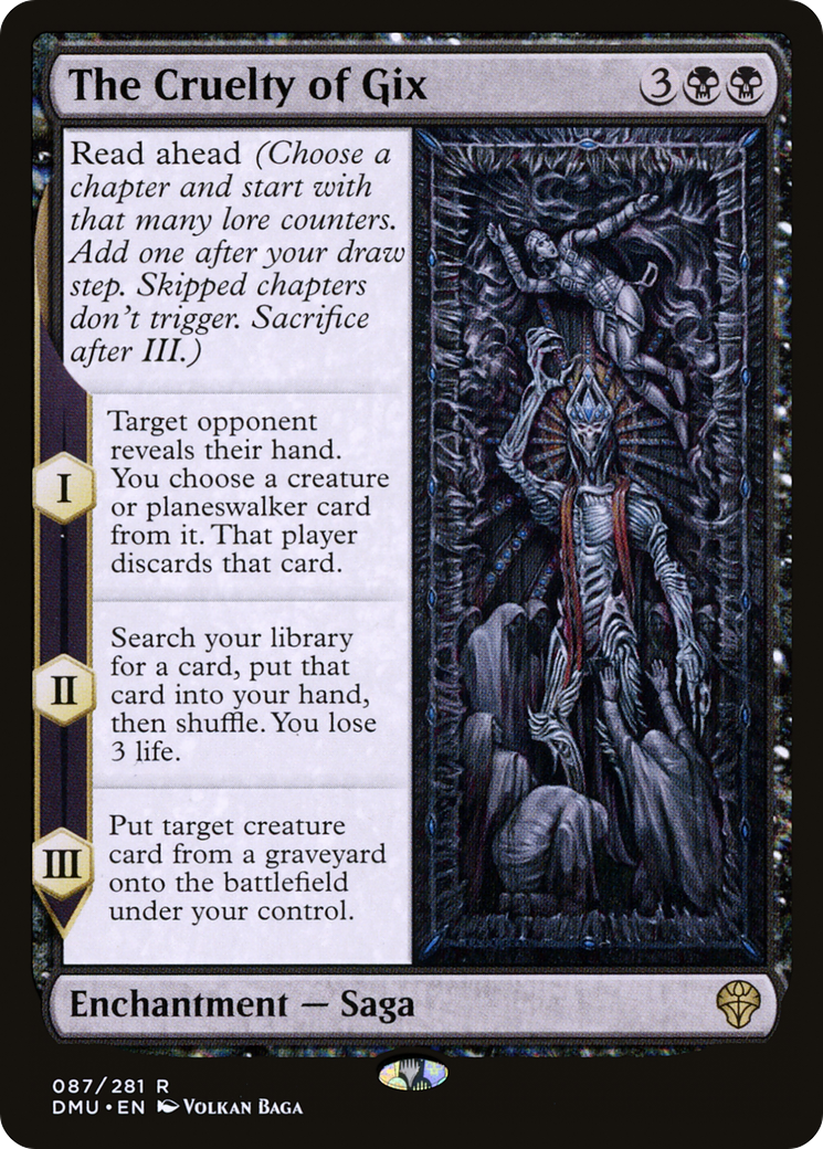 The Cruelty of Gix [Dominaria United] Foil