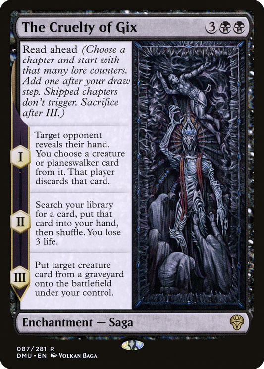 The Cruelty of Gix [Dominaria United] Foil