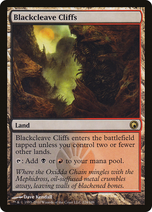 Blackcleave Cliffs (224) - Scars of Mirrodin