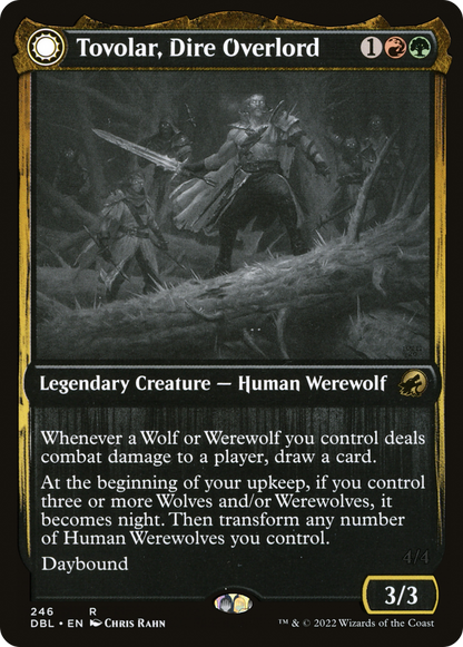 Tovolar, Dire Overlord (246) Foil - Innistrad: Double Feature