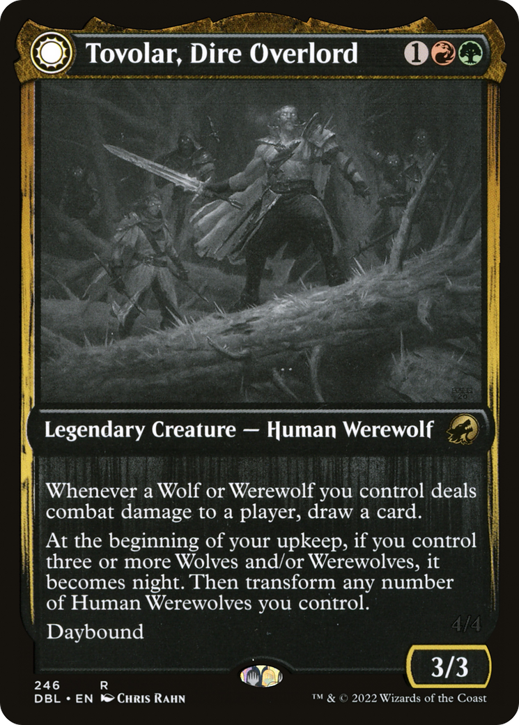 Tovolar, Dire Overlord (246) Foil - Innistrad: Double Feature