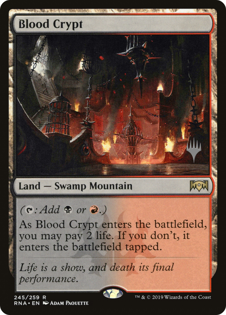 Blood Crypt (245p) Foil - Ravnica Allegiance Promos