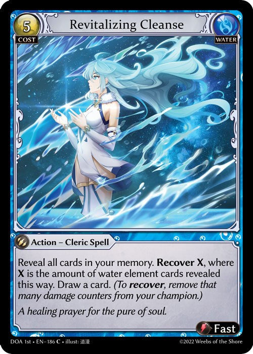 Revitalizing Cleanse (186) [Dawn of Ashes: 1st Edition] Foil