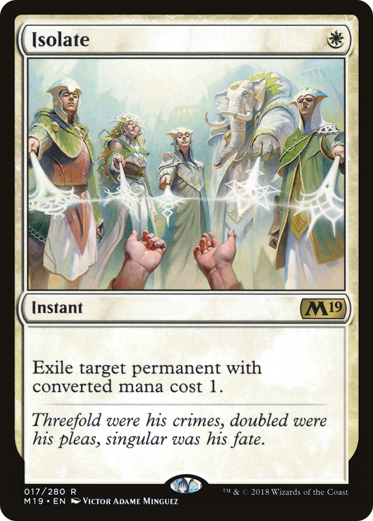 Isolate [Core Set 2019] | Silver Goblin