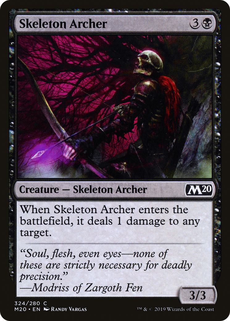 Skeleton Archer [Core Set 2020] | Silver Goblin