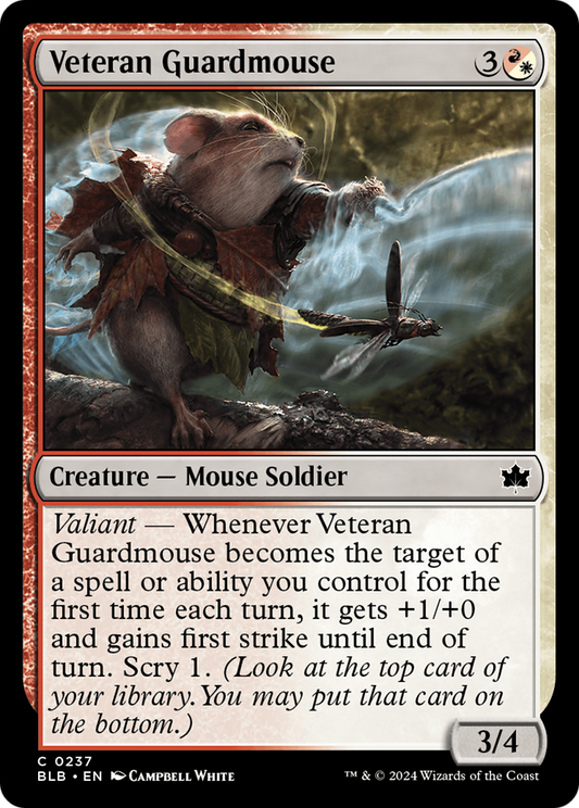Veteran Guardmouse [Bloomburrow] Foil