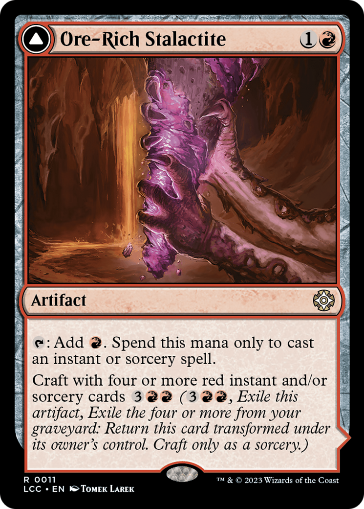 Ore-Rich Stalactite (Extended Art) (023) - The Lost Caverns of Ixalan Commander