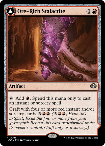 Ore-Rich Stalactite (Extended Art) (023) - The Lost Caverns of Ixalan Commander