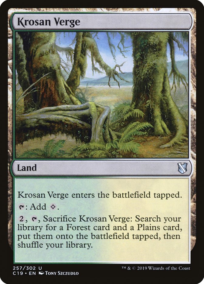 Krosan Verge [Commander 2019] | Silver Goblin